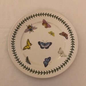 Portmeirion Botanical Garden Butterfly Side/Dessert Plate; 9”; Porcelain; NWOT